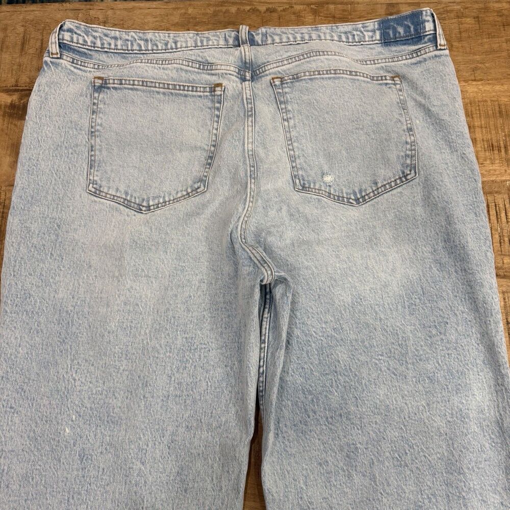 Abercrombie & Fitch 90s Relaxed Jean HighRise Straight‎ Jean Women’s Size 36/32 - Picture 6 of 10
